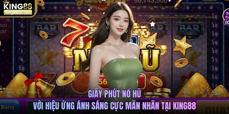 Giây phút nổ hũ với hiệu ứng ánh sáng cực mãn nhãn tại King88